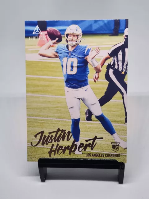 Justin Herbert RC Rookie 2020 Panini Chronicles Luminance  #203