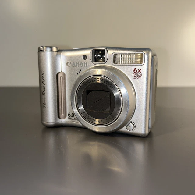 Canon Powershot A700 Digital Camera Silver 6.0MP | SPARES REPAIRS PARTS PROP