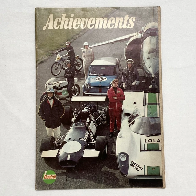 Old Racing Book VINTAGE CASTROL OIL