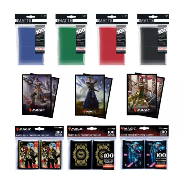 PROTETTORE ULTRA PRO OPACO STANDARD 100 custodie per carte sleeves magici Pokemon