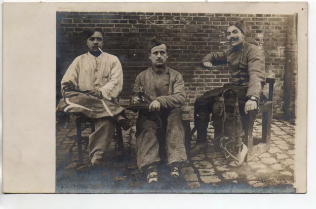 SEZANNE - Marne - CPA 51 - Military - Barracks - photo card soldiers the 3rd
