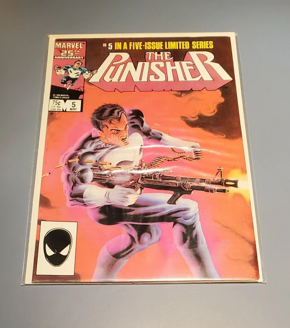 The Punisher #5 Marvel Comic Book 1985 Limited Series *HIGH GRADE*