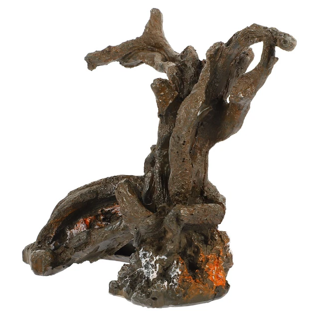 Aquarium Decoration Resin Shrimp Hiding House Driftwood Fish Tank
