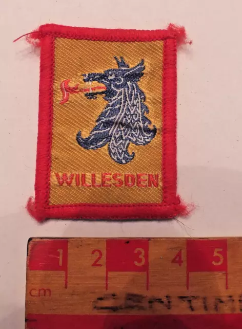 Vintage Boy Scouts Willesden District County Area Badge (I)