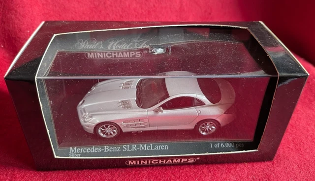 Minichamps 1/43 Mercedes-Benz SLR McLaren Matt Silver - Modèle Collector - Neuf En Boîte