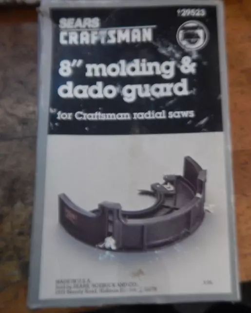 New Old Stock Craftsman Radial Arm Saw 8" Molding Dado Guard