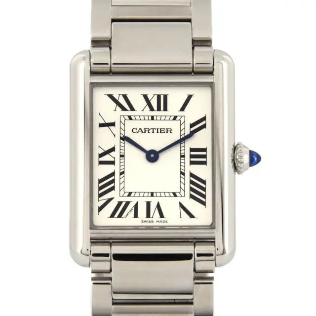 Authentic Cartier Tank mast LM WSTA0052 SS Quartz  #260-004-351-0962