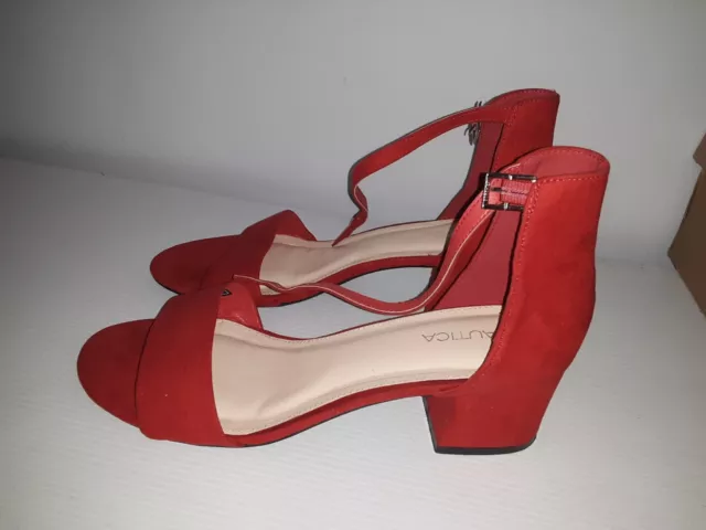 WOMENS NAUTICA YONA  RED DRESS SHOES heel Size 9.5 M US (#00t)