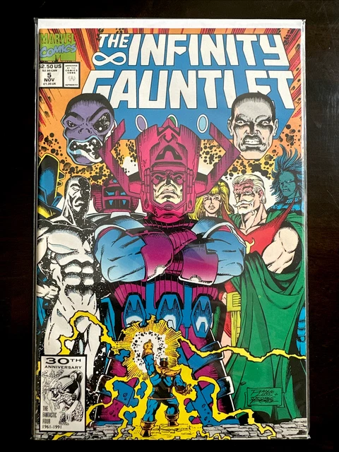 1991 Marvel The Infinity Gauntlet #5 Vf / Nm Starlin Thanos Avengers Endgame