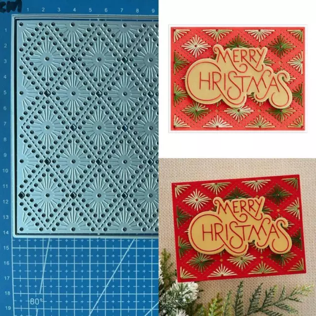 Frame Background Metal Cutting Dies Scrapbooking Embossing Paper Card Stencils