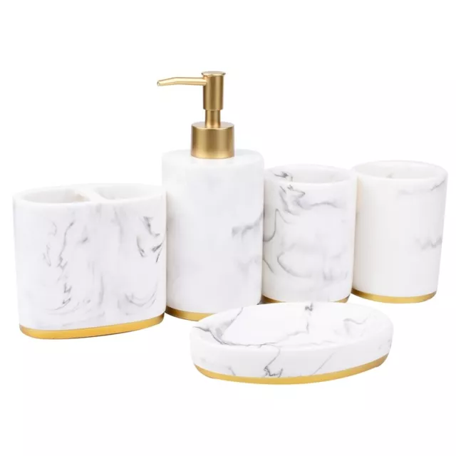 Set de Accesorios de BañO, Conjunto de BañO de 5 Piezas, ColeccióN de Set d5816