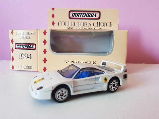 MATCHBOX 1-75 MB70 Ferrari F40 Rare Collectors Choice Limited Edition £ ...