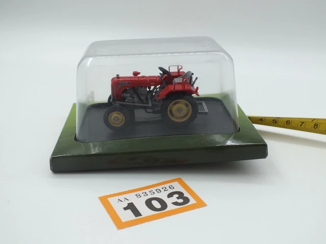 Hachette 1/43 Scale Model Tractor HT120 - 1953 Hanomag R28 - Blue