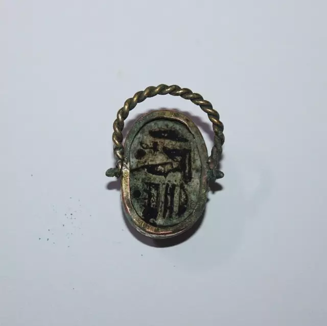 RARE ANCIENT EGYPTIAN ANTIQUE RING SCARAB Old Pharaonic Egypt History (MN2) 2