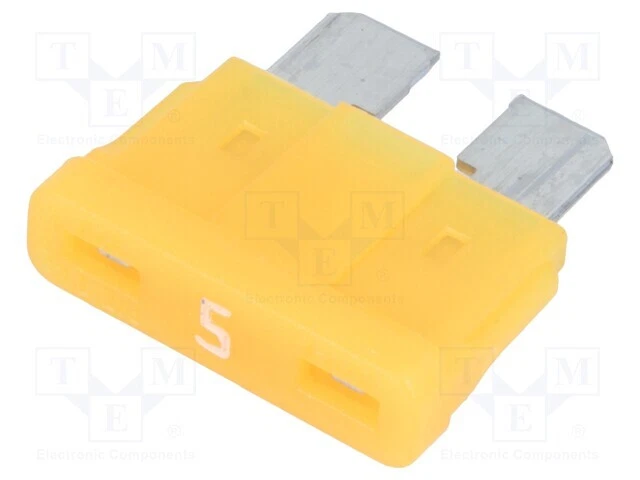 Sécurité : Schmelz T Glow 0ATO005.HXGLO Stard-Autosicherungen 5A Kfz 19mm 12VDC