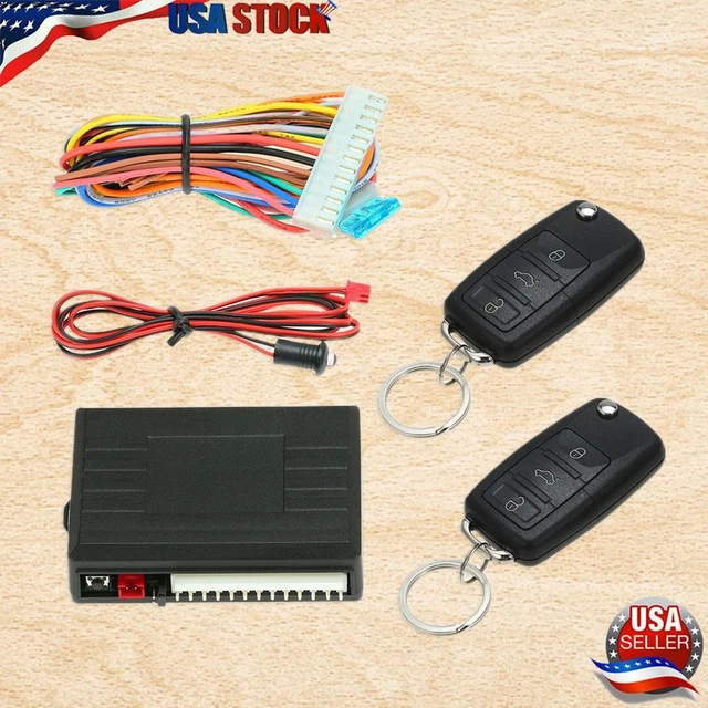 Auto Remote Central Kit 12V Keyless Entry System 433.92MHz Car Security System