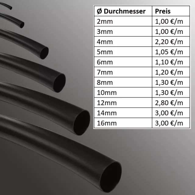 Isolierschlauch PVC Kabel Schutz Schlauch Bougierrohr Stromleitung METERWARE