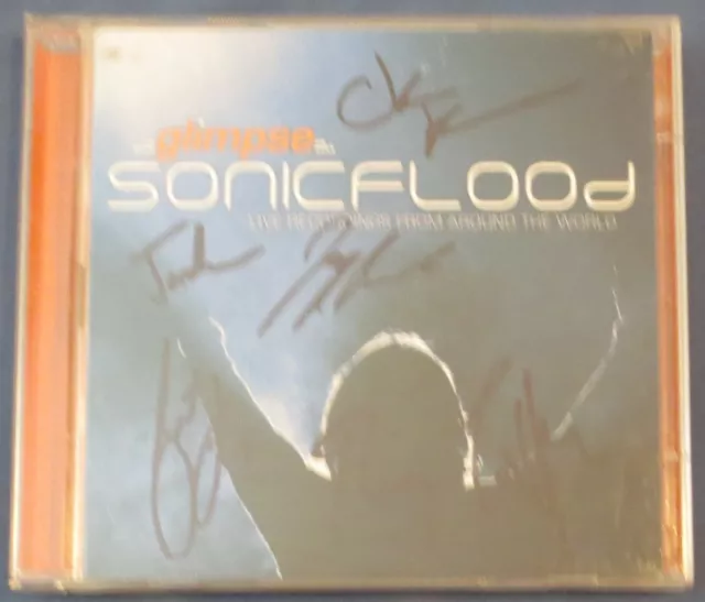 SONICFLOOd - Glimpse Live Recordings from Around the World SIGNED AUTOGRAPHED CD