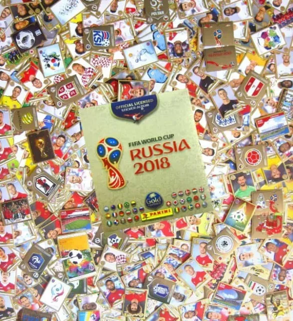 Panini World Cup Russia 2018 Stickers Gold Edition 432-681 Group F-G-H Legends