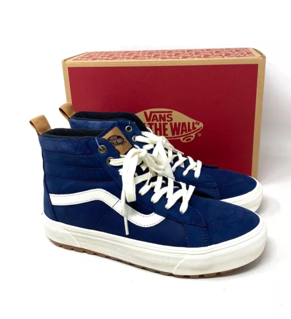 VANS SK8-Hi MTE-1 Shoes High Top Blue Nubuck Men’s Size Sneakers VN0A5HZYA07