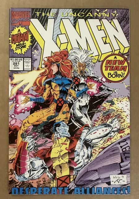 Uncanny X-Men #281 (Marvel 1991) 1st App of Trevor Fitzroy, Wraparound Cover
