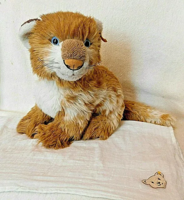 Steiff Junglöwe "Junior Leo" 2897/30 sitzend 30cm naturfarben KF