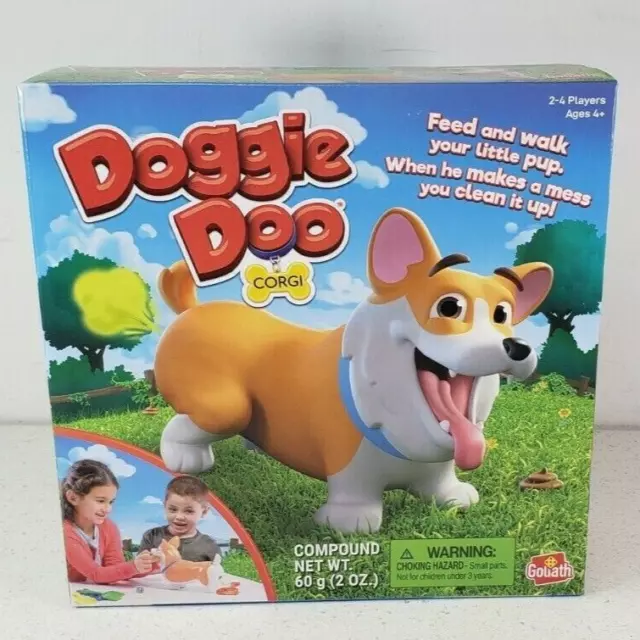 Goliath Doggie Doo Corgi Game (2-4 Players/Ages 4+) Feed & Walk - NIB!