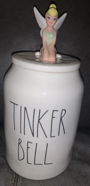 NEW Rae Dunn Artisan Collection Disney Tinker Bell Canister Treat Jar Cookie Jar NEW Rae Dunn Artisan Collection Disney Tinker Bell Canister Treat Jar Cookie Jar