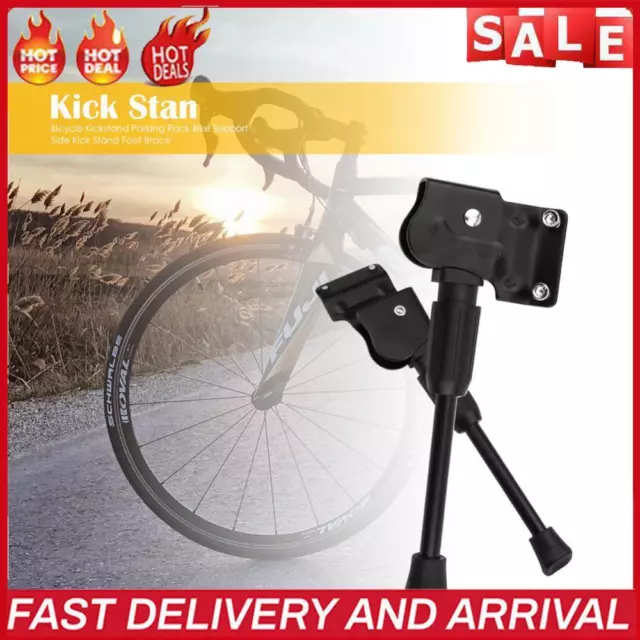 Durable Bike Support Side Kick Stand Foot Brace Quick Disassembly Cycling
