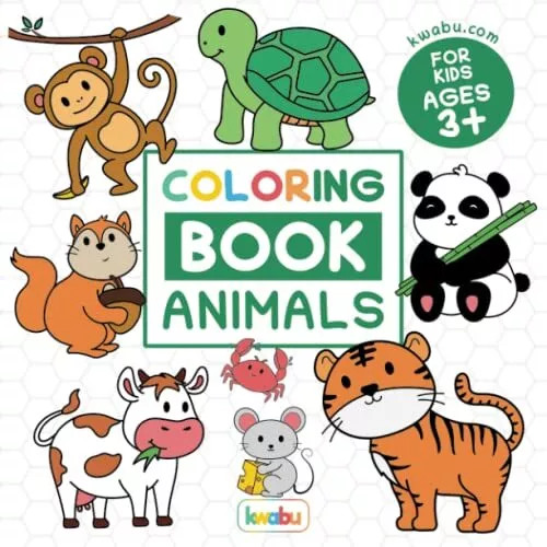 Coloring Book Animals For Kids: For Preschool Children Ages 3-5