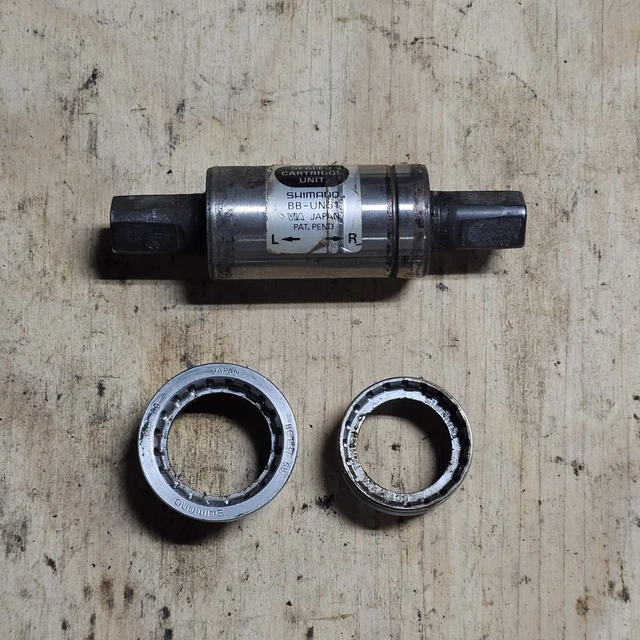 Pédalier Vintage Shimano Deore BB-UN52 (Japon, 110mm) Pour VTT Ou Vélo De Voyage