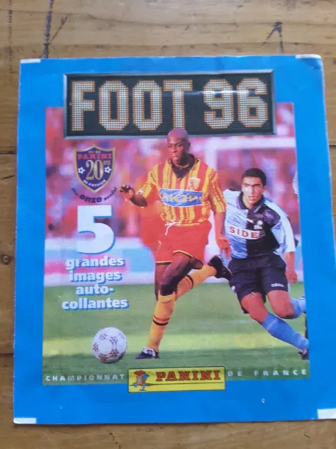 Rare !!! pochette neuve panini football championnat de France 96  🇫🇷  Zidane ?