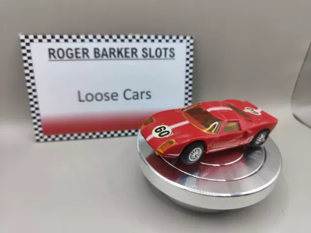 Coche de ranura a escala 1/43 modelo Jouef Ford GT rojo #60 francés