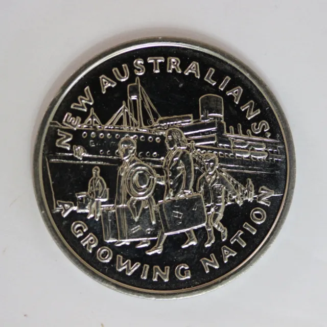 new Australian growing nation  Australia 200 Years  Medal UNC (3462275/Q4)