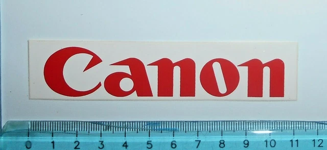 Adhésif / Sticker Vintage – Canon 1980 – Paralympics – Fabriqué En Italie – Occasion