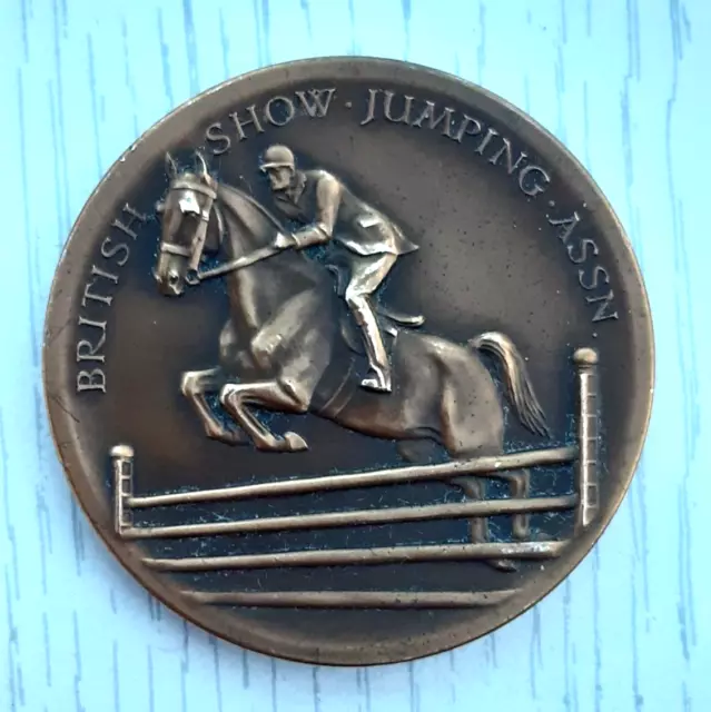 British Show Jumping Association bronze medal, blank unengraved