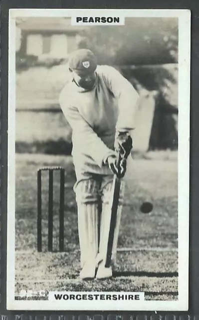 PHILLIPS-CRICKETERS BROWN BACK 1924 (F192)-#092c- WORCESTERSHIRE - PEARSON