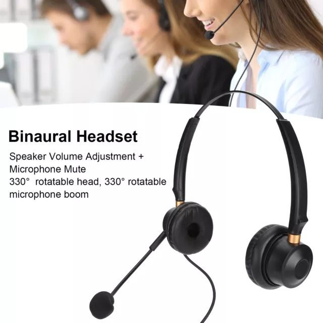 02 015 Casque Binaural Casque Professionnel HD Sound Réglable écouteur