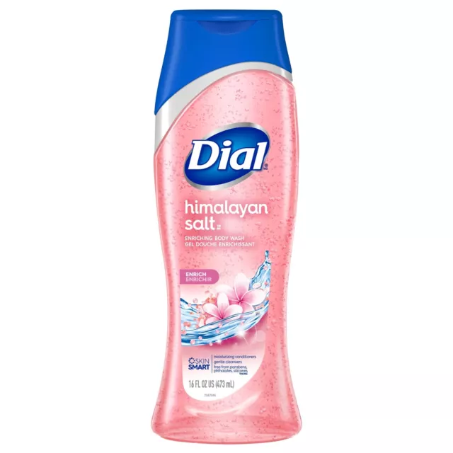 Dial Himalayan Salt Enriching Body Wash Gel Douche, 16 oz