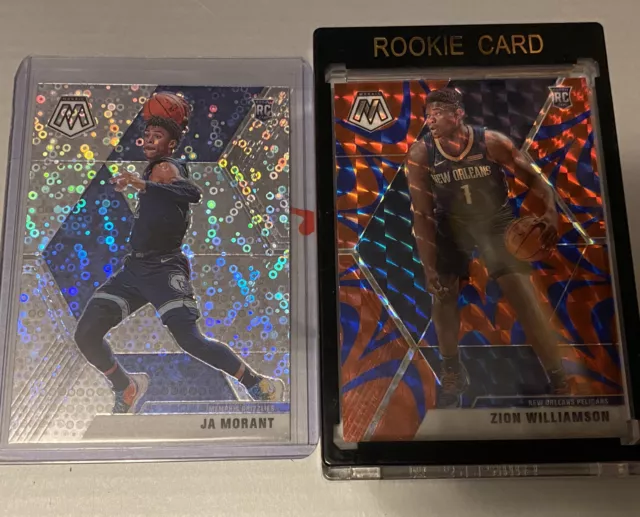 Zion 🔥 Ja Morant 🔥 5 Card REPACK *READ* Mosaic Fastbreak/Mega/Blaster/Cello