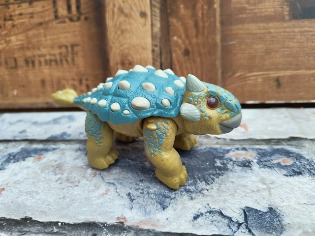 JURASSIC WORLD CAMP Cretaceous Ankylosaurus Baby Bumpy Action Figure £ ...