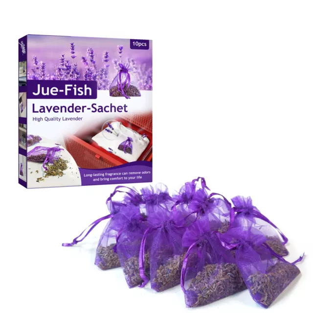 10Pcs/Set Natural Lavender Buds Potpourri Sachets closet drawers Lavender Bags