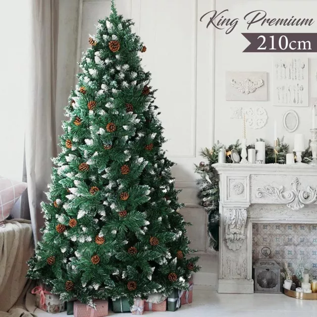 Giulia Grillo Albero di Natale 210cm, 2382 Rami, Albero di Natale Luxury  Realistico, Facile da Montare, Folto, PE/PVC, Verde : : Casa e  cucina