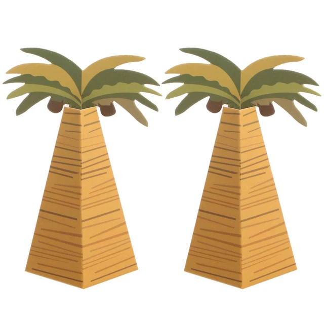 Scatola di palme da cocco carta scatole regalo per biscotti fare il bagno