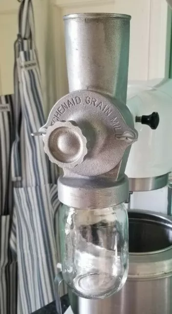 Vintage KitchenAid Hobart Grain Mill Coffee Grinder "GM" Attachment - REFURBISH