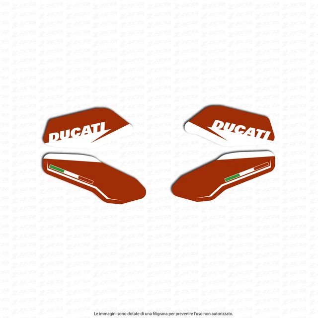 Lot De 14 Autocollants Découpés STAR SAM ® Ducati Performance - Pour Moto, Casque, Voiture...
