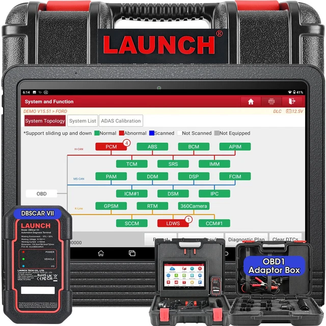 LAUNCH X431 PROS V V5.0 PRO5 Valise Diagnostic Auto Multimarque Tous Systèmes FR - Foto 6