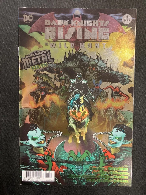 2018 Issue 1 Dark Knights Rising The Wild Hunt - Metal Tie Comic Book AM 91123