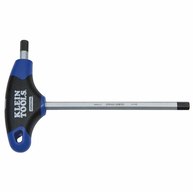 4 mm Hex Key with Journeyman T-Handle, 9-Inch Klein Tools JTH9M4