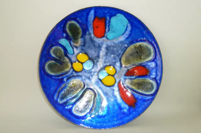 Enamel Metal Bowl 60s Emaille Schale LAURANA RAME D ´ARTE Italy